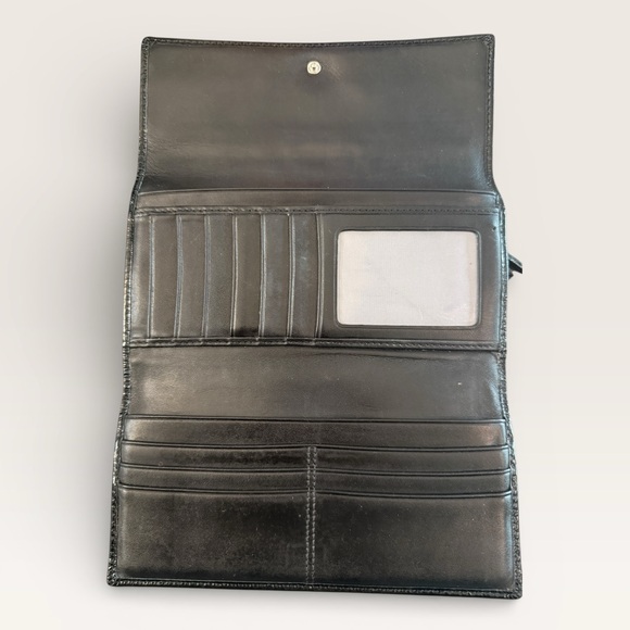 Coach Vintage Y2K Soho Signature Pleated Checkbook Wallet - EUC 🍍 - Picture 6 of 7